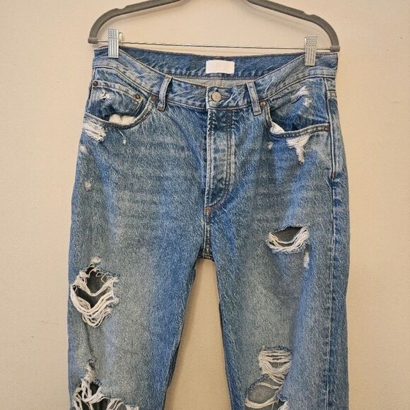 Boyish Billy in Angel Heart Tapered Destroyed Jeans High Rise Skinny - Picture 2 of 5
